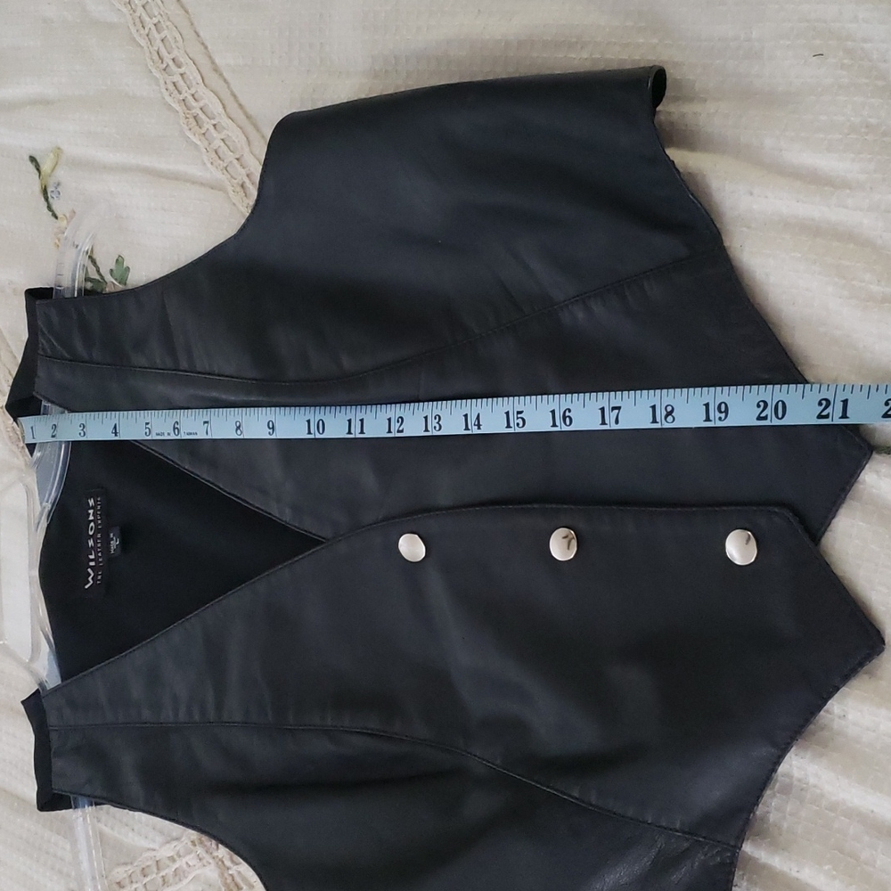 Wilson Black Leather Vest for Women - Picture 6 of 6